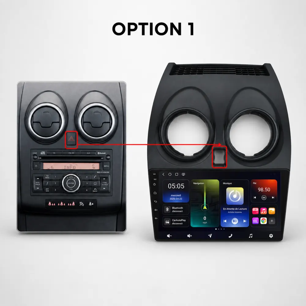 Radio Android 9″ para Nissan Qashqai J10 (2007–2013) · vista 6
