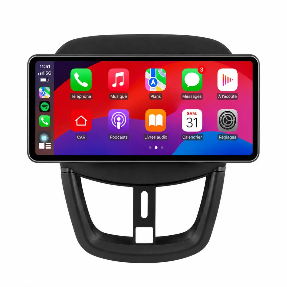 Radio Android 12,3″ para Peugeot 207 (2006–2015) · vista 6