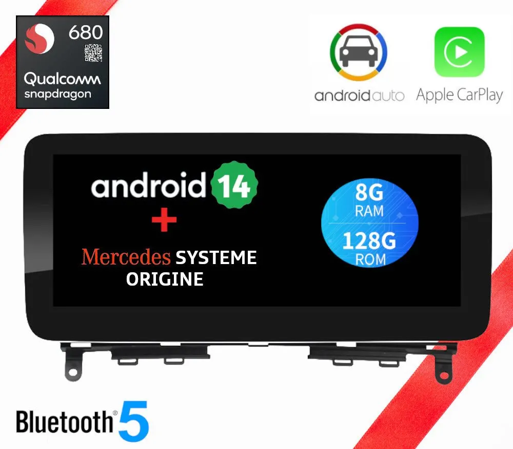 Pantalla Android 10,25″ para Mercedes Clase C W204