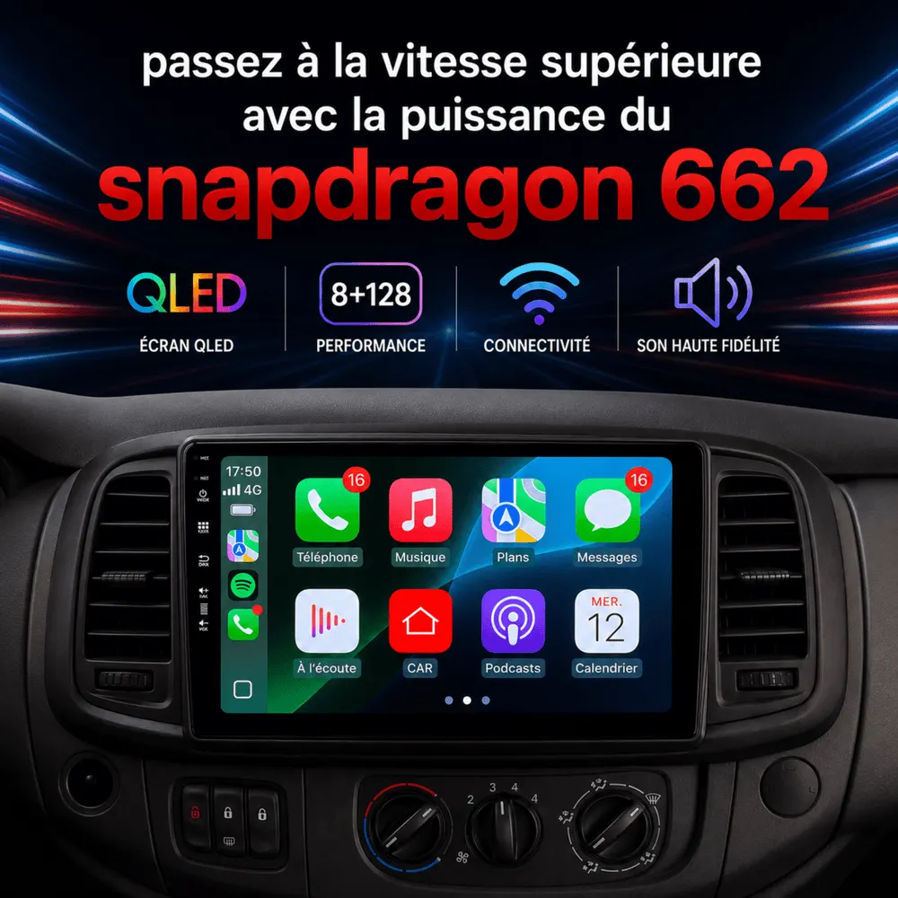 Radio Android 10,1″ para Nissan Primastar