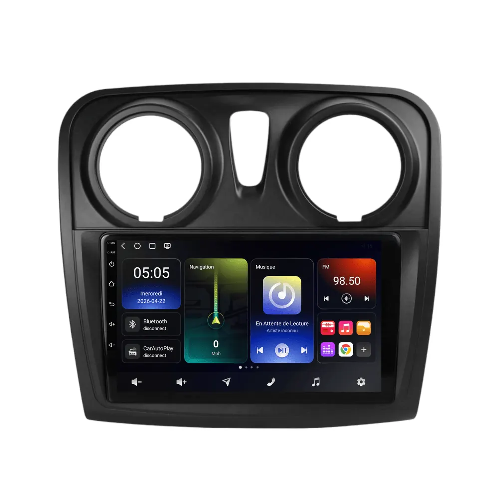 Radio Android 9″ para Dacia Logan II (2013–2020) · vista 6