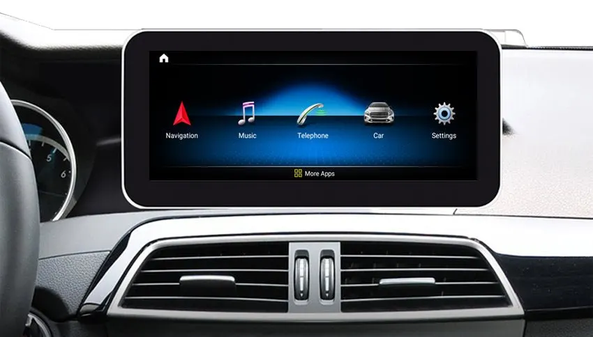 Pantalla Android 10,25″ para Mercedes Clase C W204 Fase 2 · NTG 4.5 Y 4.7 (2011–2014) · vista 2