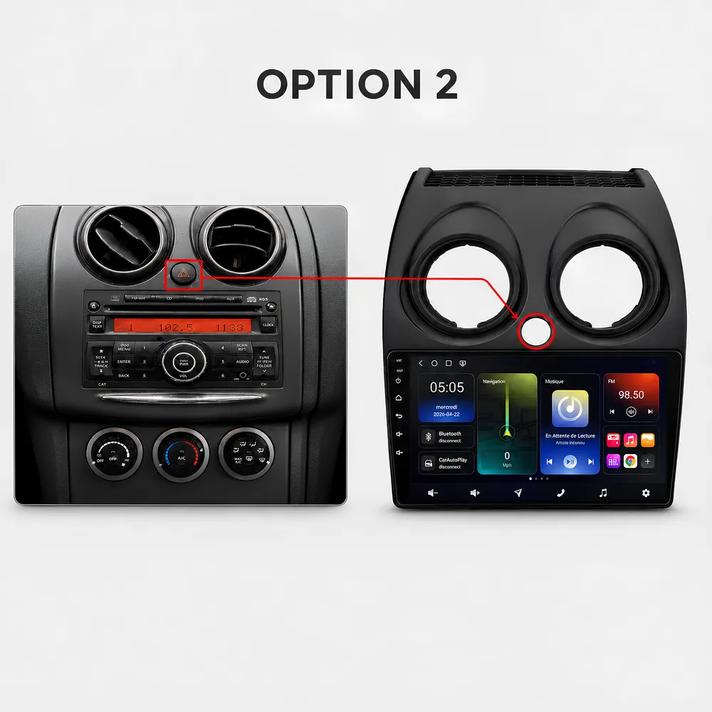 Radio Android 9″ para Nissan Qashqai J10 (2007–2013) · vista 7