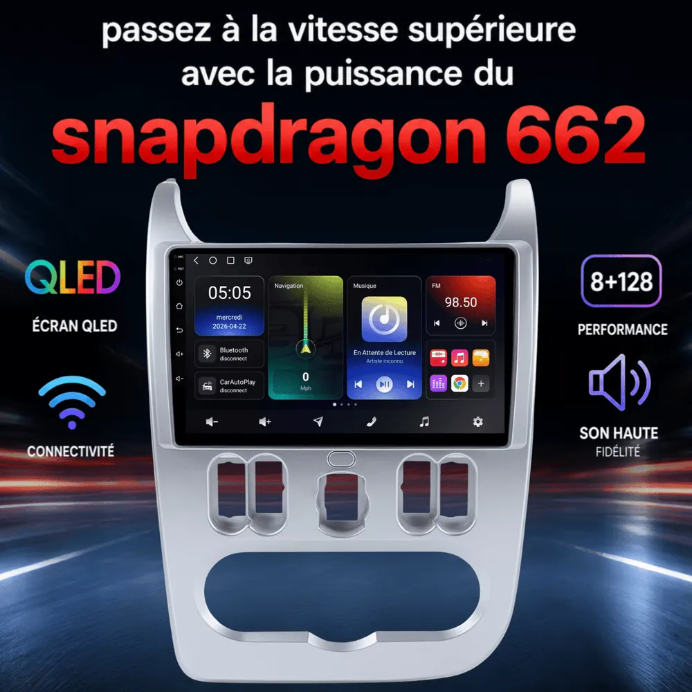 Radio Android 9″ para Dacia Duster I Fase 1