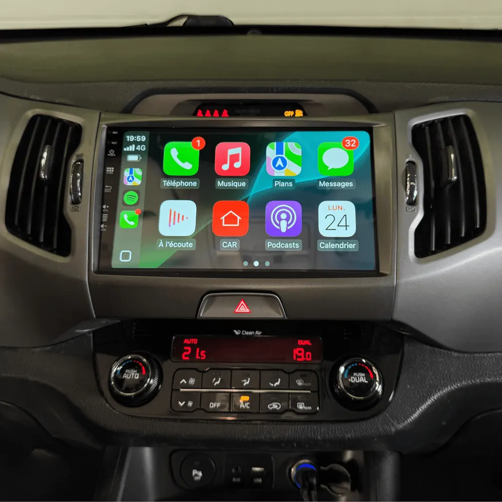Radio Android 9″ para Kia Sportage (2010–2015) · vista 5