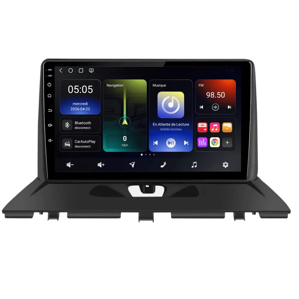Radio Android 9″ para Citroën Jumpy II / Combi / Multispace (2007–2016) · vista 2