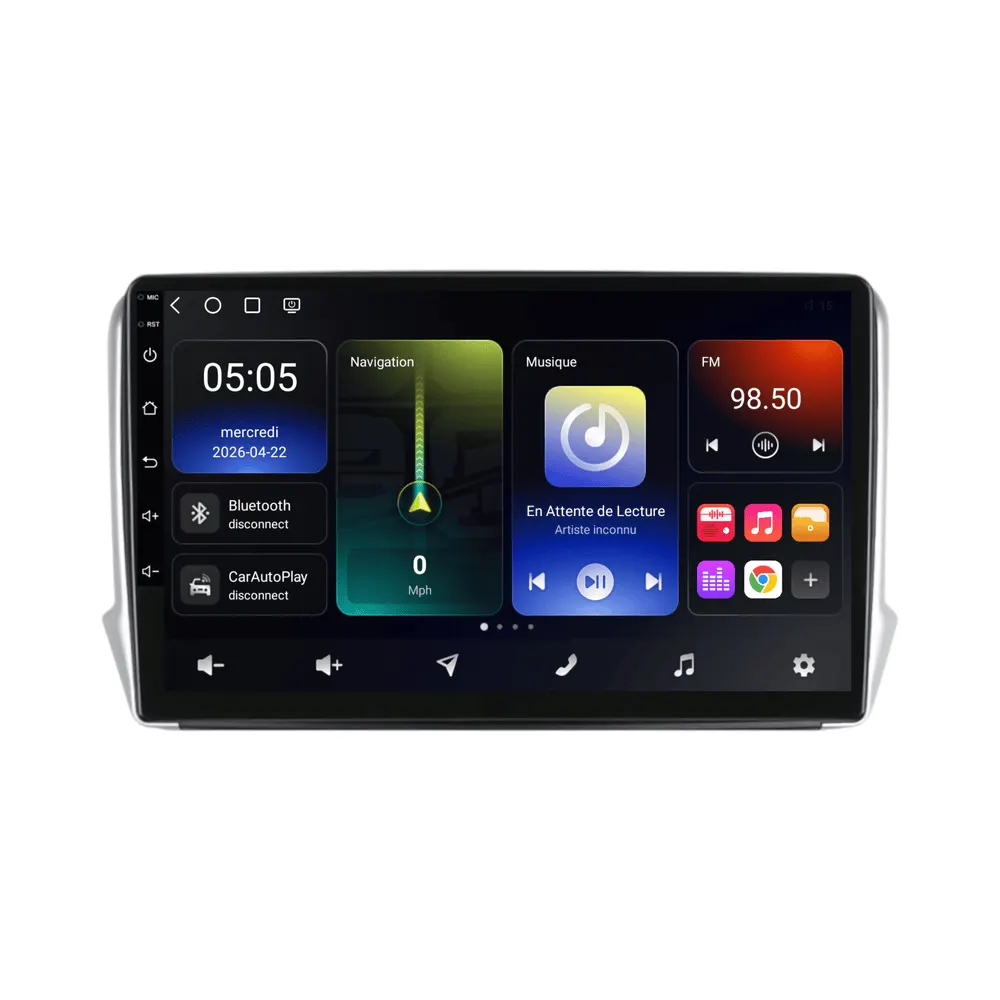 Radio Android 10,1″ para Peugeot 2008 (2013–2019) · vista 2