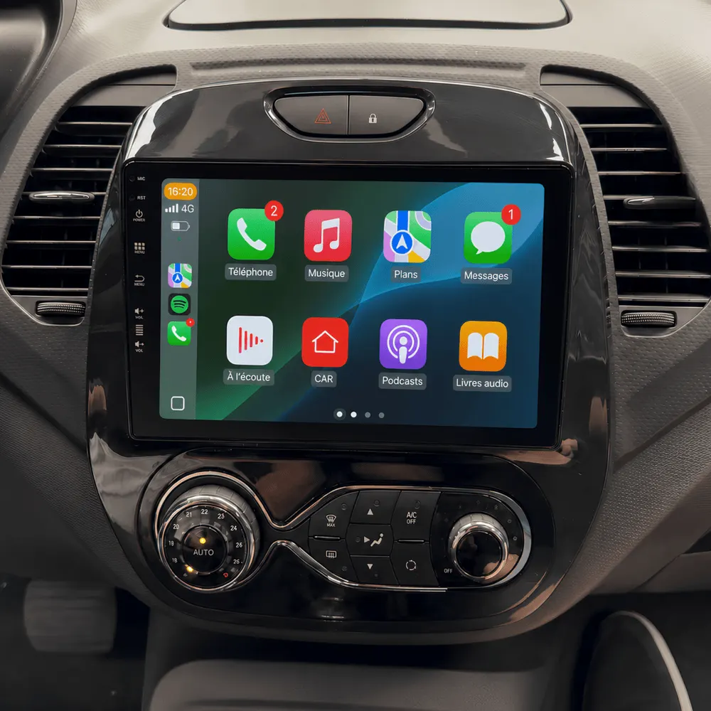 Radio Android 9″ para Renault Captur I (2013–2019) · vista 9