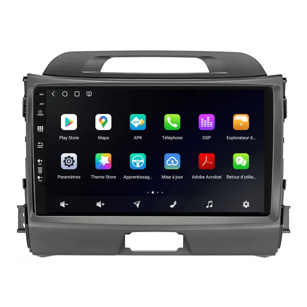 Radio Android 9″ para Kia Sportage (2010–2015) · vista 2