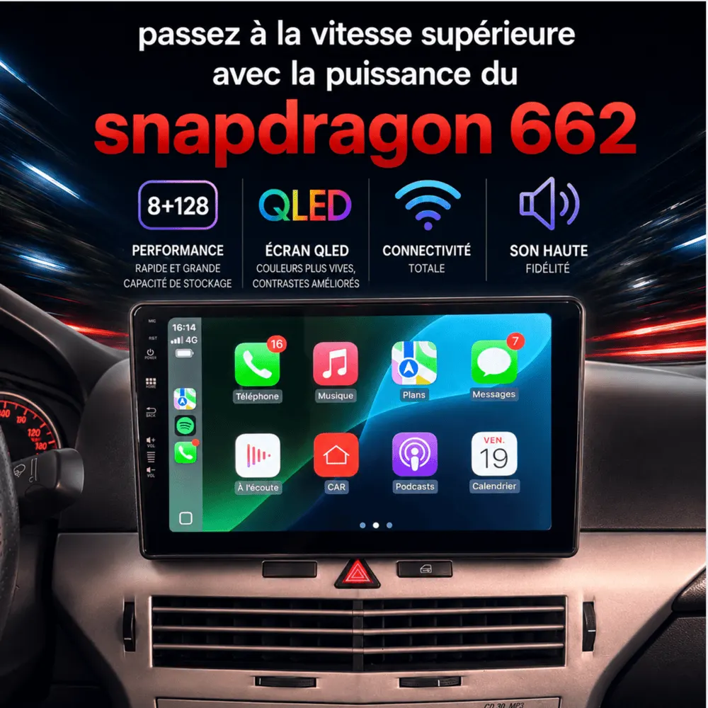 Radio Android 9″ para Opel Astra H