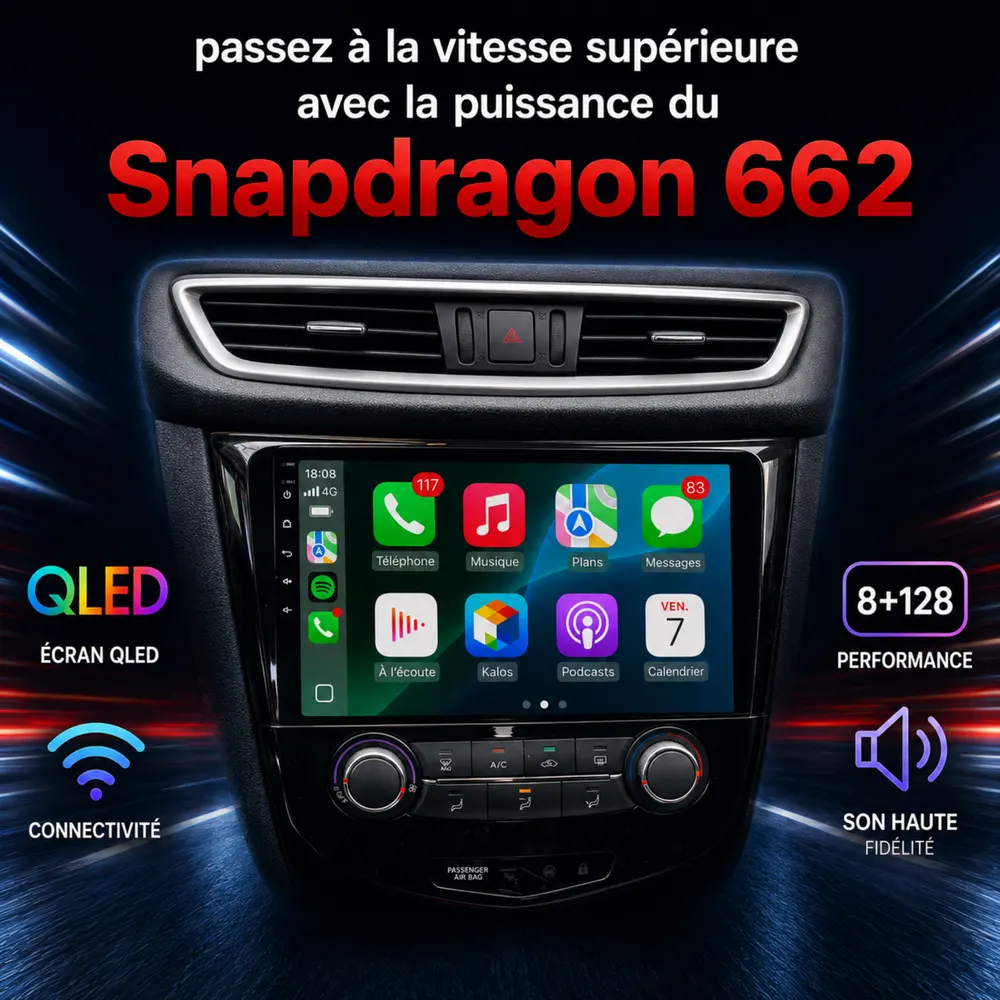 Radio Android 10,1″ para Nissan Qashqai J11