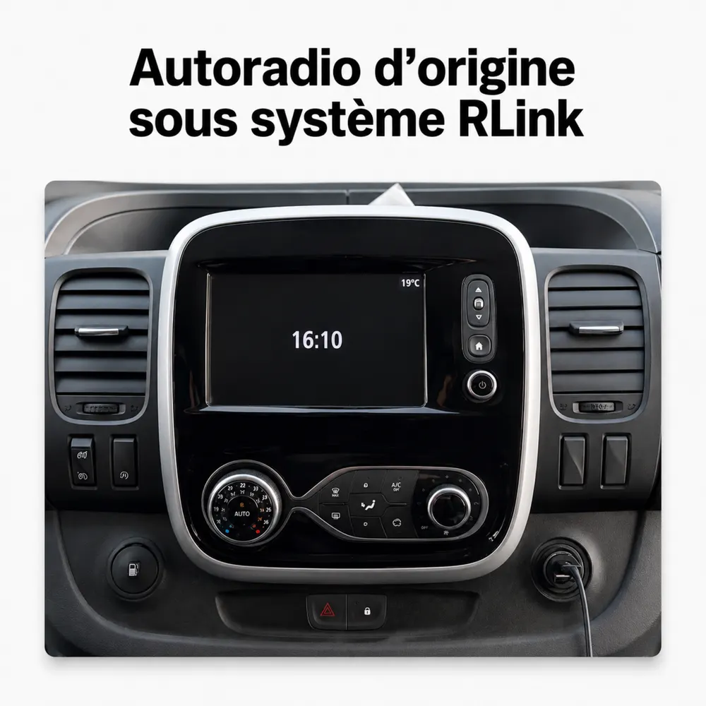 Radio Android 9″ para Renault Trafic 3 (2014–2021) · vista 5