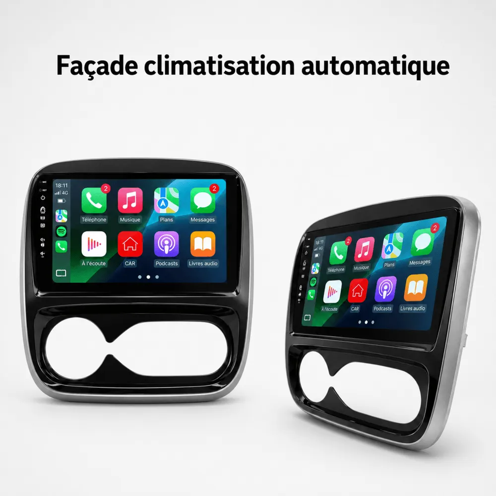 Radio Android 9″ para Renault Trafic 3 (2014–2021) · vista 2