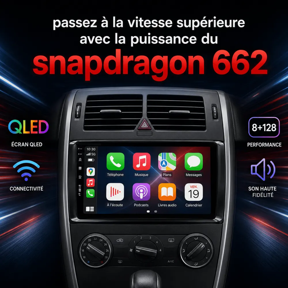 Radio Android 9″ para Mercedes Clase A W169