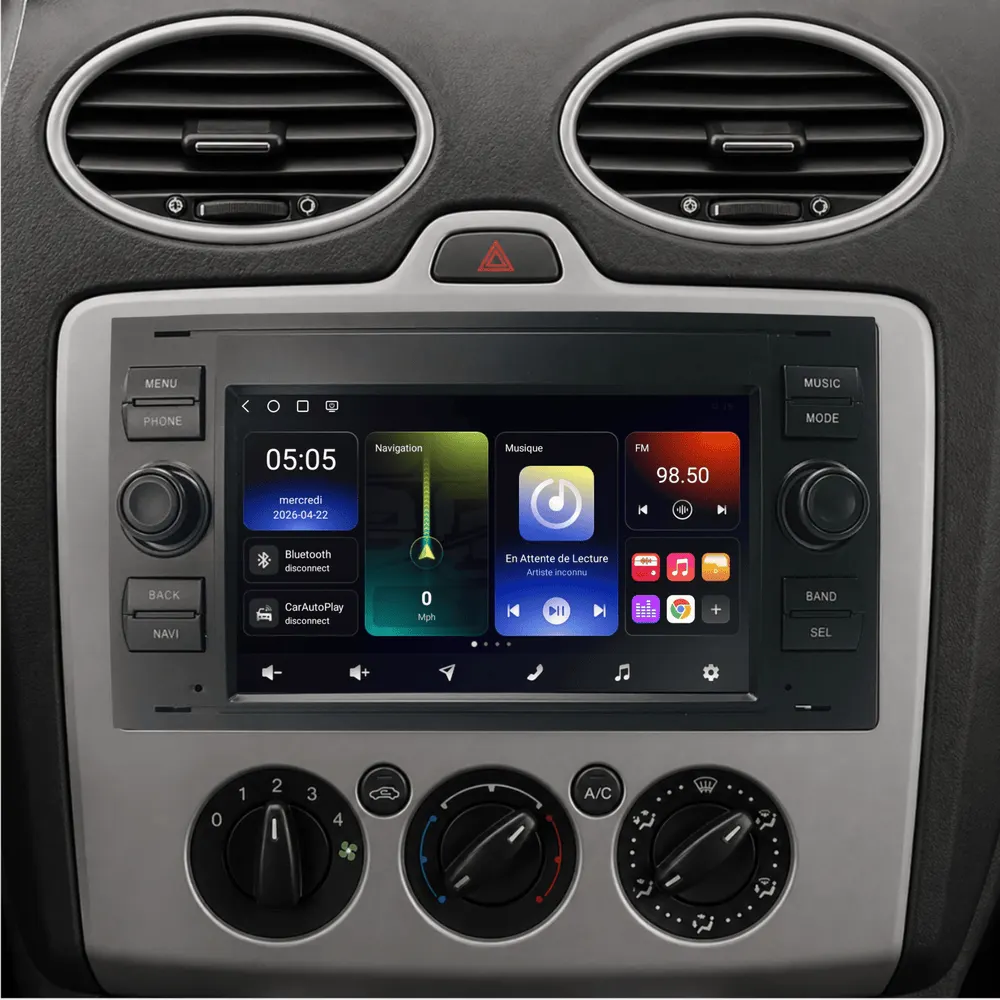 Radio Android 7″ para Ford Focus (2004–2007) · vista 6