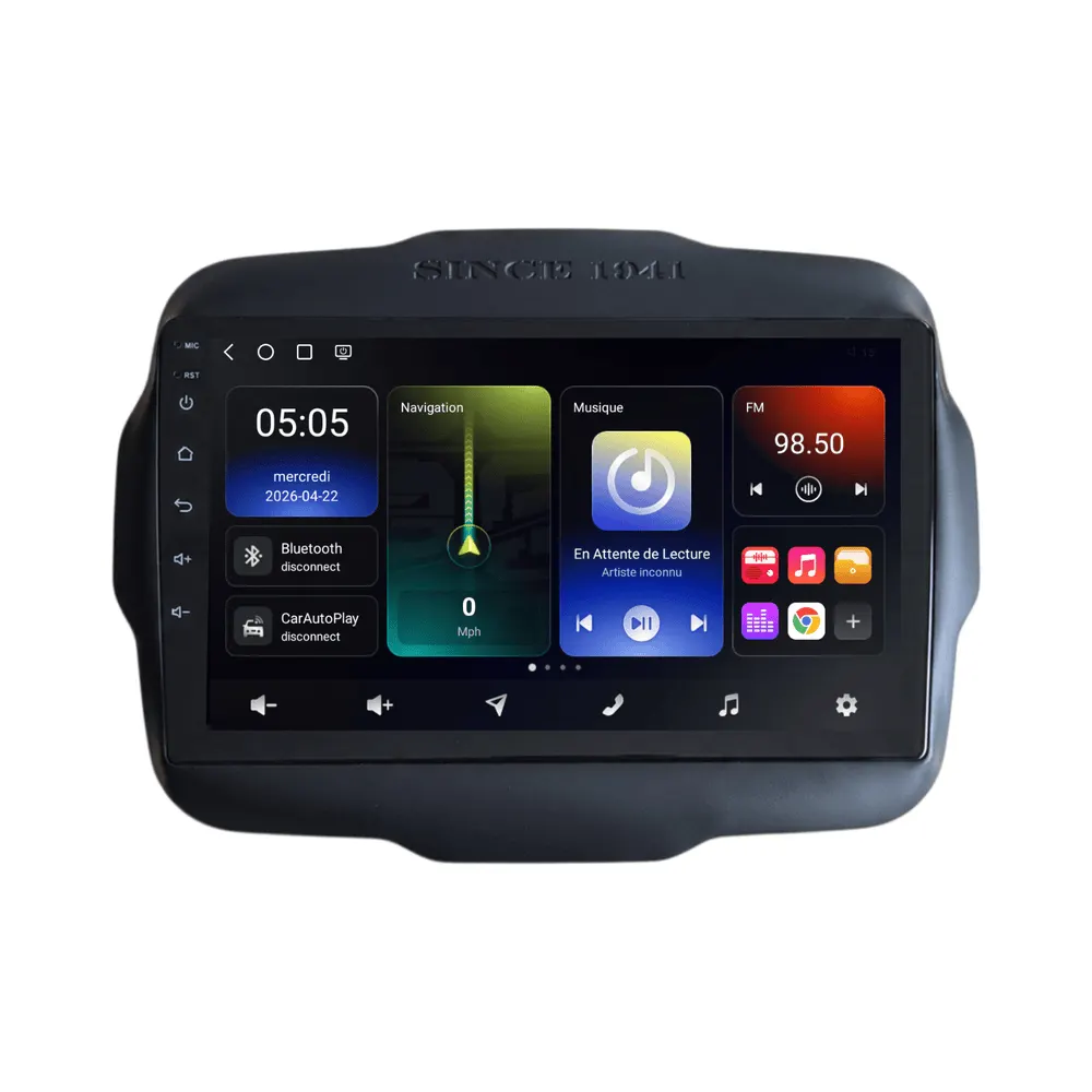 Radio Android 9″ para Jeep Renegade (2014–2022) · vista 2