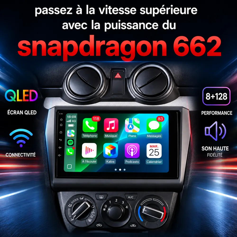 Radio Android 9″ para Suzuki Swift