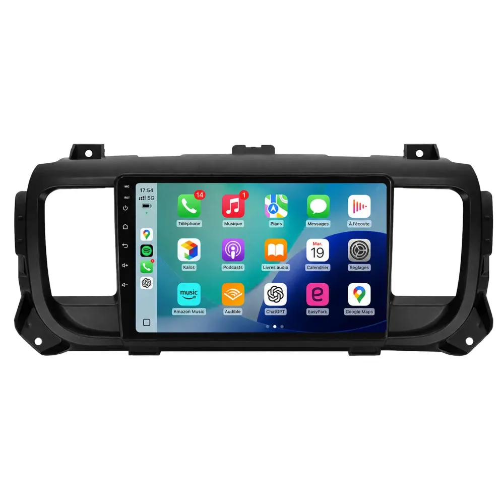 Radio Android 9″ para Citroën Jumpy 3/Combi (2016–2024) · vista 2