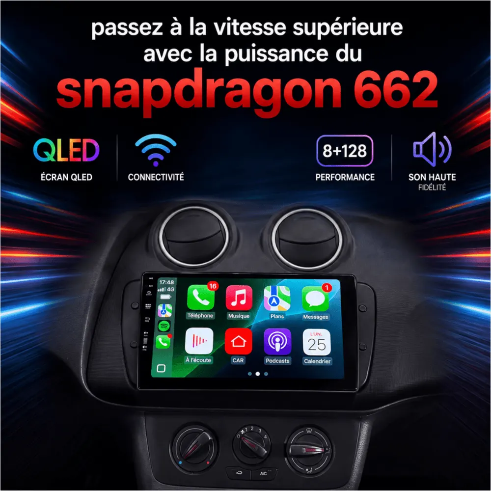 Radio Android 9″ para Seat Ibiza