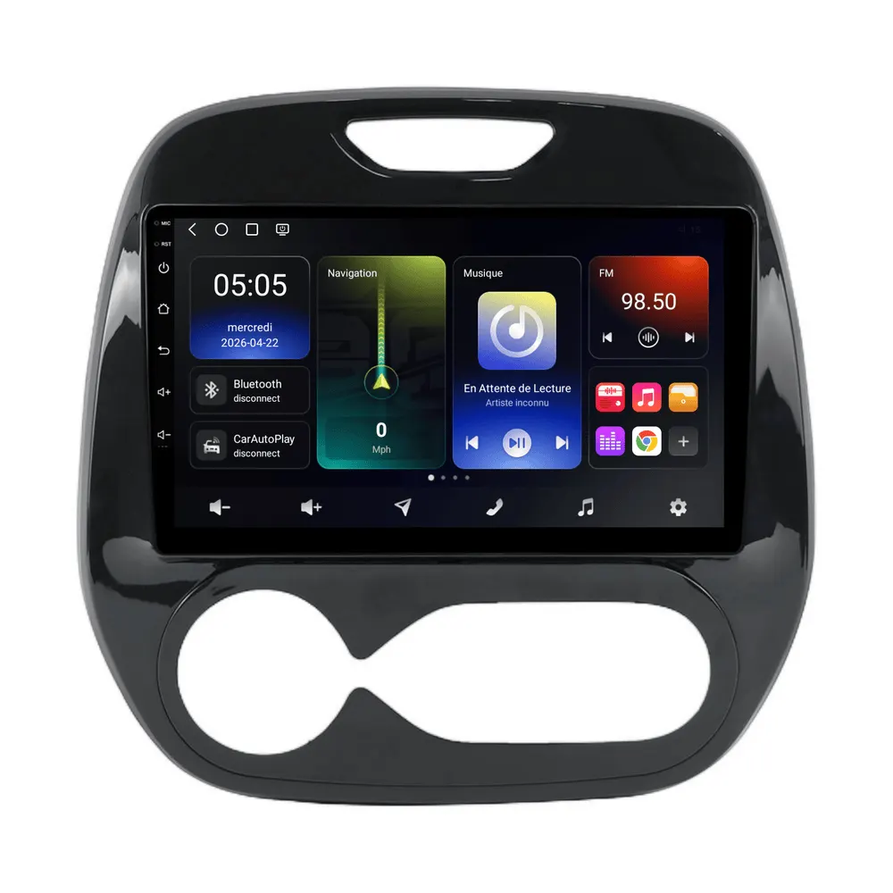 Radio Android 9″ para Renault Captur I (2013–2019) · vista 10