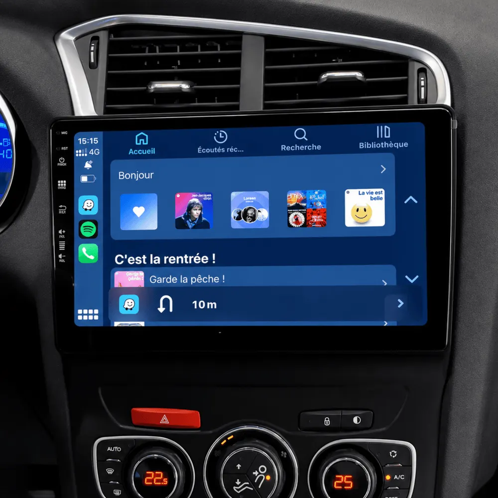 Radio Android 10,1″ para DS4 (2011–2018) · vista 5