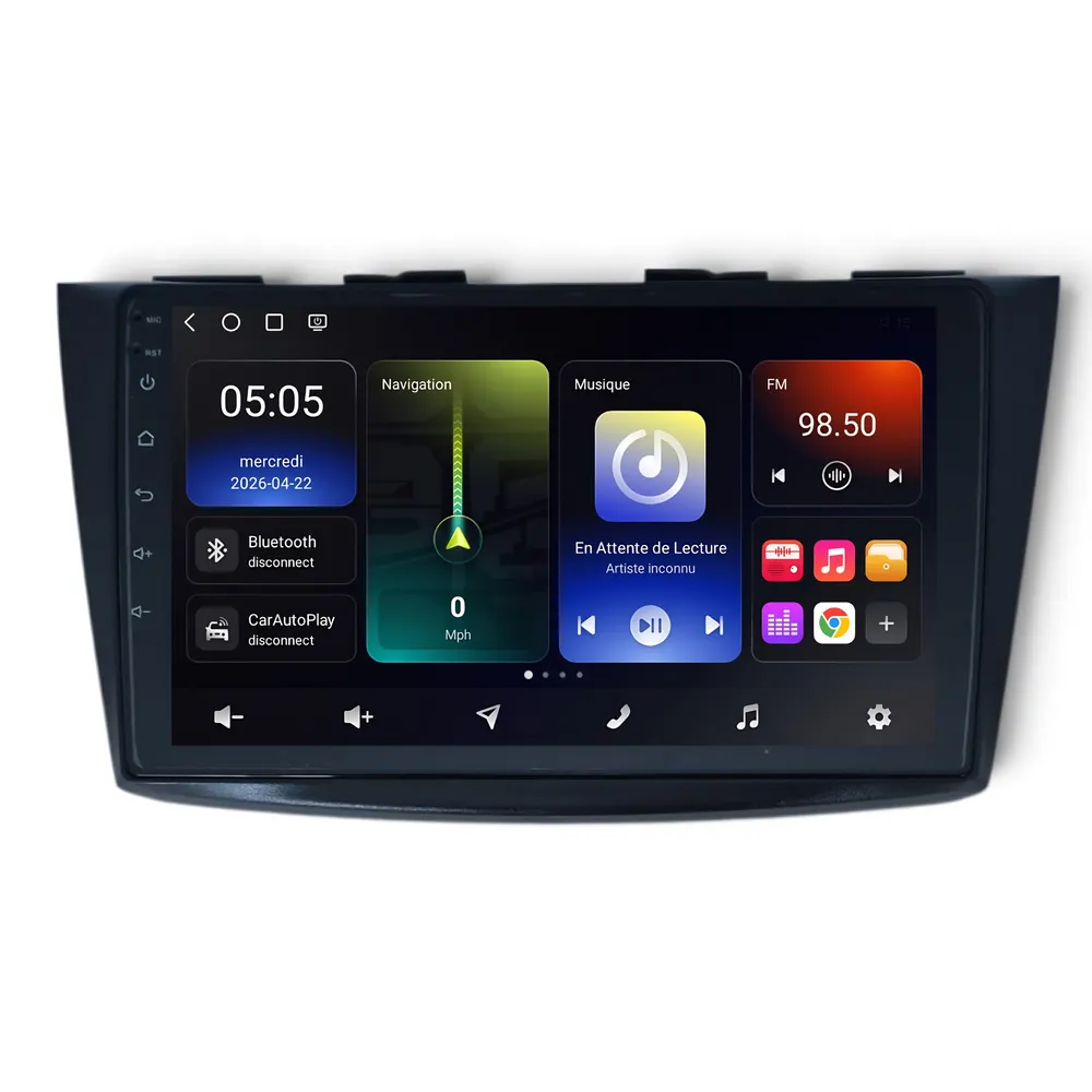 Radio Android 9″ para Suzuki Swift (2010–2017) · vista 5