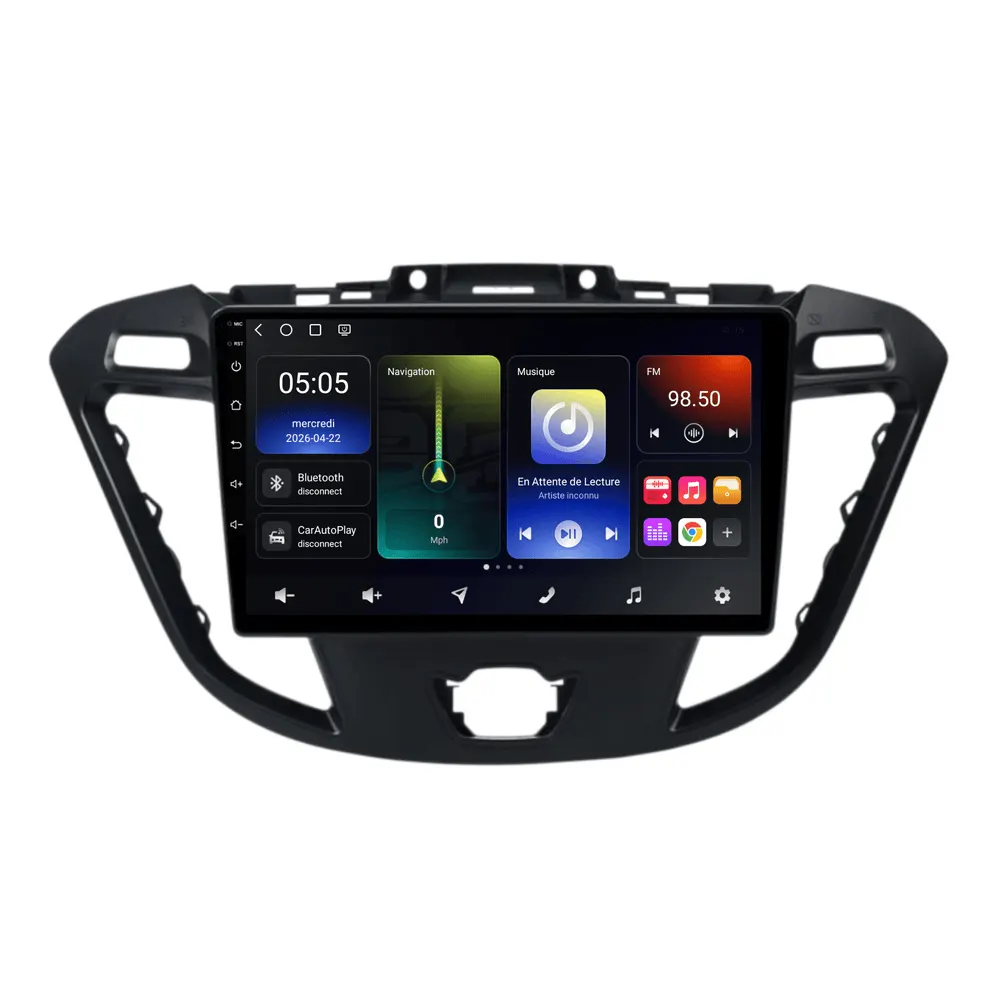 Radio Android 9″ para Ford Tourneo Custom (2012–2018) · vista 7