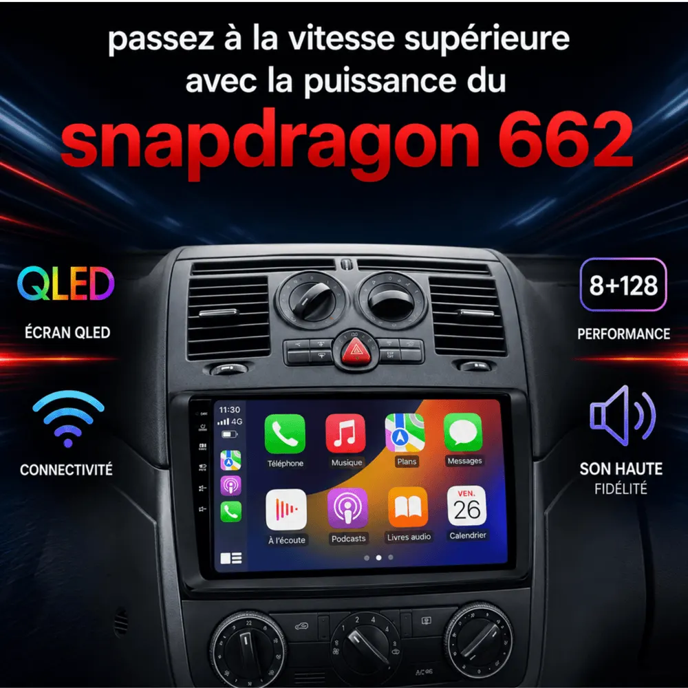 Radio Android 9″ para Mercedes Viano W639